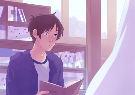 In the Library - Lance
